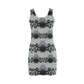 Totoro Pattern Medea Vest Dress - TeeAmazing