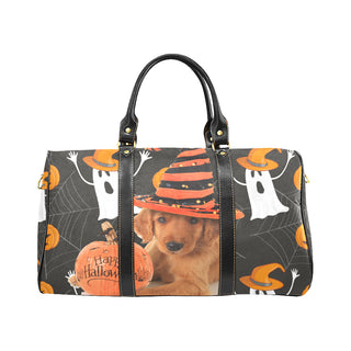 Golden Retriever Halloween New Waterproof Travel Bag/Large - TeeAmazing