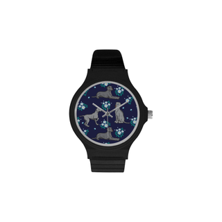 Coonhound Flower Unisex Round Plastic Watch(Model 302) - TeeAmazing