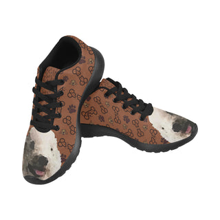 Bedlington Terrier Dog Black Sneakers for Women - TeeAmazing