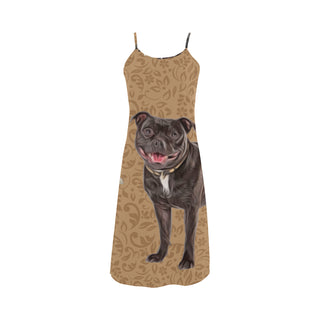 Staffordshire Bull Terrier Lover Alcestis Slip Dress - TeeAmazing
