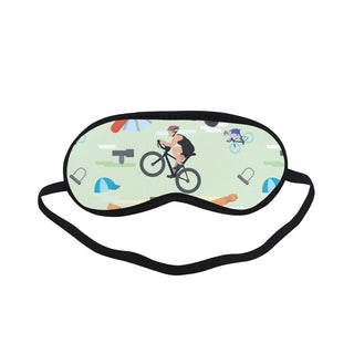 Cycling Pattern Sleeping Mask - TeeAmazing