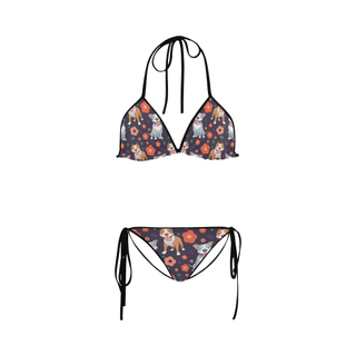 Pit bull Flower Custom Bikini Swimsuit - TeeAmazing