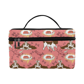 English Cocker Spaniel Pattern Cosmetic Bag/Large - TeeAmazing