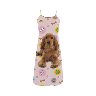 English Cocker Spaniel Alcestis Slip Dress - TeeAmazing