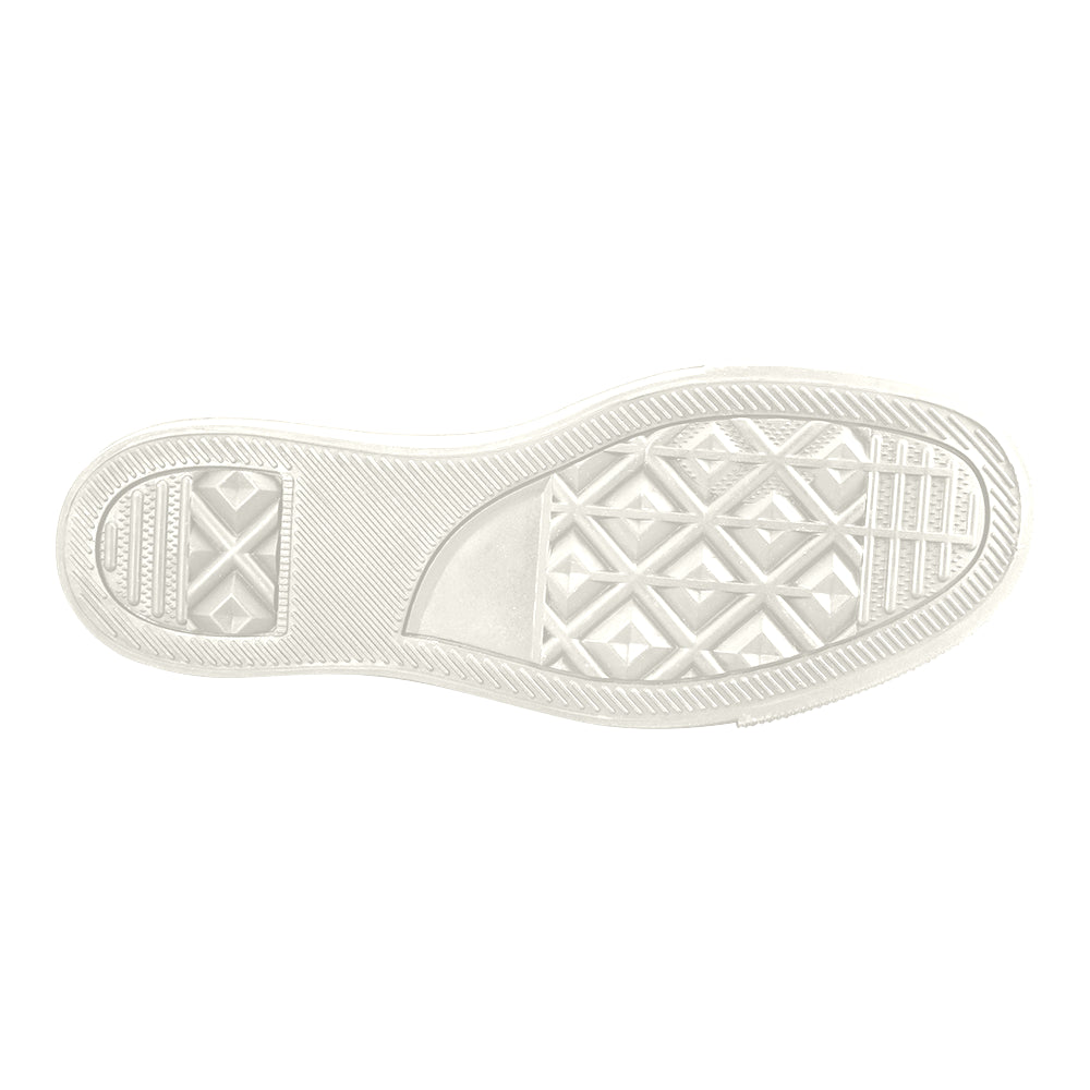 Pomeranian Pattern White Women's Slip-on Canvas Shoes - TeeAmazing