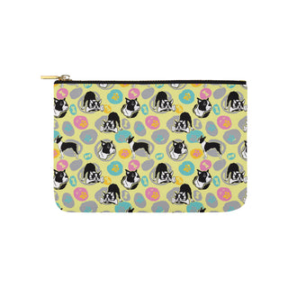 Boston Terrier Pattern Carry-All Pouch 9.5x6 - TeeAmazing
