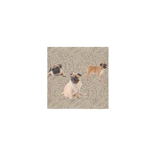 Pug Lover Square Towel 13x13 - TeeAmazing