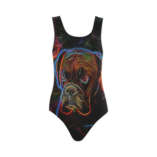 Boxer Glow Design 3 Vest One Piece Swimsuit - TeeAmazing