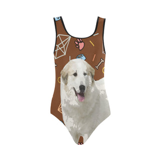 Great Pyrenees Dog Vest One Piece Swimsuit - TeeAmazing