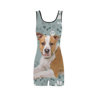 American Staffordshire Terrier Classic One Piece Swimwear - TeeAmazing