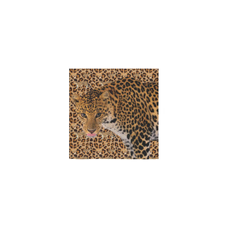 Leopard Square Towel 13x13 - TeeAmazing