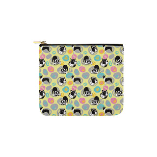 Boston Terrier Pattern Carry-All Pouch 6x5 - TeeAmazing