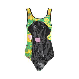 Black Lab Vest One Piece Swimsuit - TeeAmazing