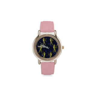 Sailor Uranus Women's Rose Gold Leather Strap Watch - TeeAmazing