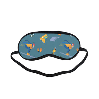 Skiing Pattern Sleeping Mask - TeeAmazing