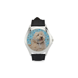 Labradoodle Women's Classic Leather Strap Watch - TeeAmazing