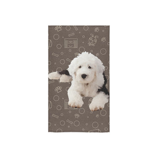 Old English Sheepdog Dog Custom Towel 16"x28" - TeeAmazing