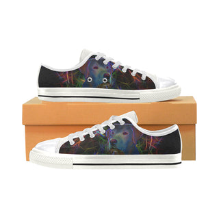 Lab Glow Design 1 White Women's Classic Canvas Shoes - TeeAmazing