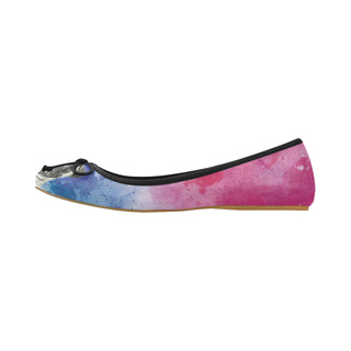 Pug Water Colour No.1 Juno Ballet Pumps - TeeAmazing