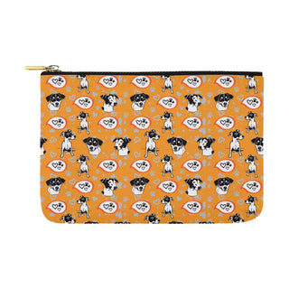 Jack Russell Terrier Pattern Carry-All Pouch 12.5x8.5 - TeeAmazing