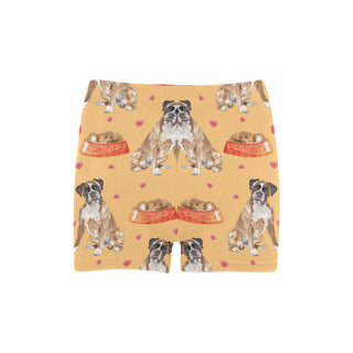 Boxer Water Colour Pattern No.1 Briseis Skinny Shorts - TeeAmazing