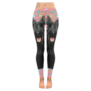 Cute Scottish Terrier Low Rise Leggings (Model L05) - TeeAmazing