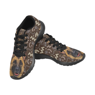 German Shepherd Lover Black Sneakers Size 13-15 for Men - TeeAmazing
