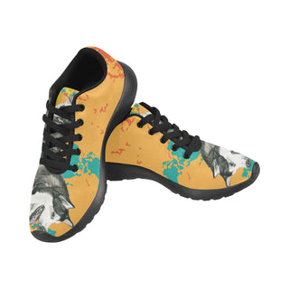 Alaskan Malamute Water Colour No.2 Black Sneakers Size 13-15 for Men - TeeAmazing