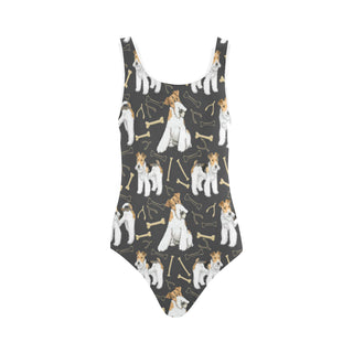 Wire Hair Fox Terrier Vest One Piece Swimsuit - TeeAmazing