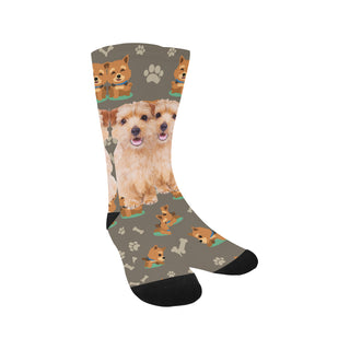 Norfolk Terrier Trouser Socks - TeeAmazing