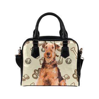 Airedale Terrier Shoulder Handbag - TeeAmazing