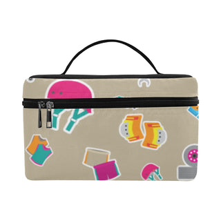 Roller Derby Pattern Cosmetic Bag/Large - TeeAmazing