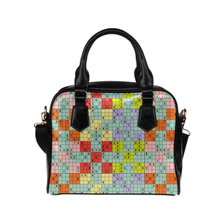 Sudoku Pattern Shoulder Handbag - TeeAmazing