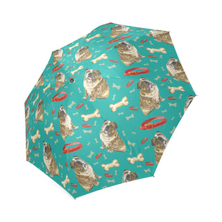 English Bulldog Water Colour Pattern No.1 Foldable Umbrella - TeeAmazing