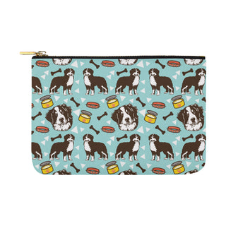 Bernese Mountain Pattern Carry-All Pouch 12.5x8.5 - TeeAmazing