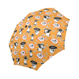Jack Russell Terrier Pattern Auto-Foldable Umbrella - TeeAmazing
