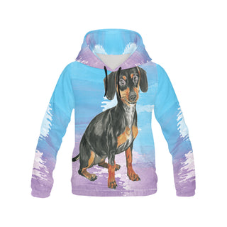 Dachshund Water Colour No.1 All Over Print Hoodie for Men - TeeAmazing