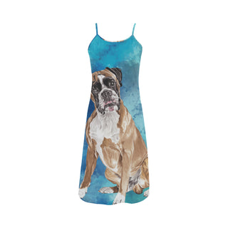 Boxer Water Colour Alcestis Slip Dress - TeeAmazing