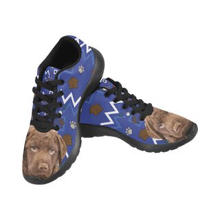 Chesapeake Bay Retriever Dog Black Sneakers Size 13-15 for Men - TeeAmazing