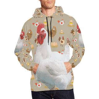 Chicken Lover All Over Print Hoodie for Men - TeeAmazing
