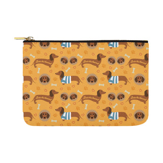 Dachshund Pattern Carry-All Pouch 12.5x8.5 - TeeAmazing