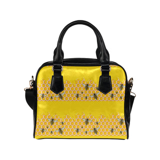 Bee Pattern Shoulder Handbag - TeeAmazing