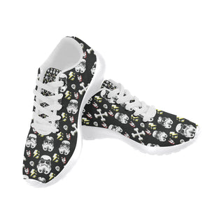 Kisstrooper White Sneakers for Men - TeeAmazing