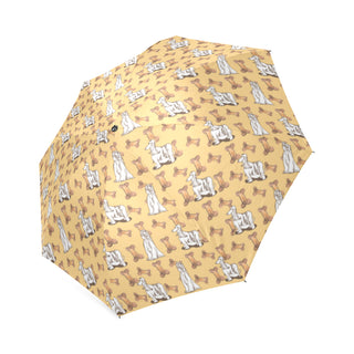 Afghan Hound Pattern Foldable Umbrella - TeeAmazing