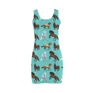 Horse Pattern Medea Vest Dress - TeeAmazing