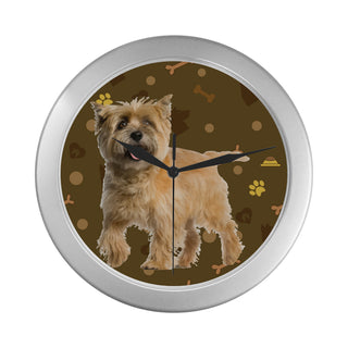 Cairn Terrier Dog Silver Color Wall Clock - TeeAmazing