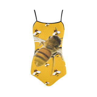 Bee Lover Strap Swimsuit - TeeAmazing