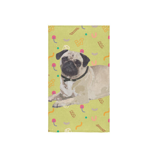 Pug Custom Towel 16"x28" - TeeAmazing