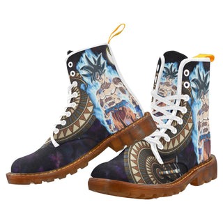 Goku Limit Breaker DBZ White Boots For Men - TeeAmazing